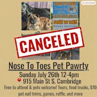 ***CANCELED*** Nose to Toes Pet Pawrty ***CANCELED***