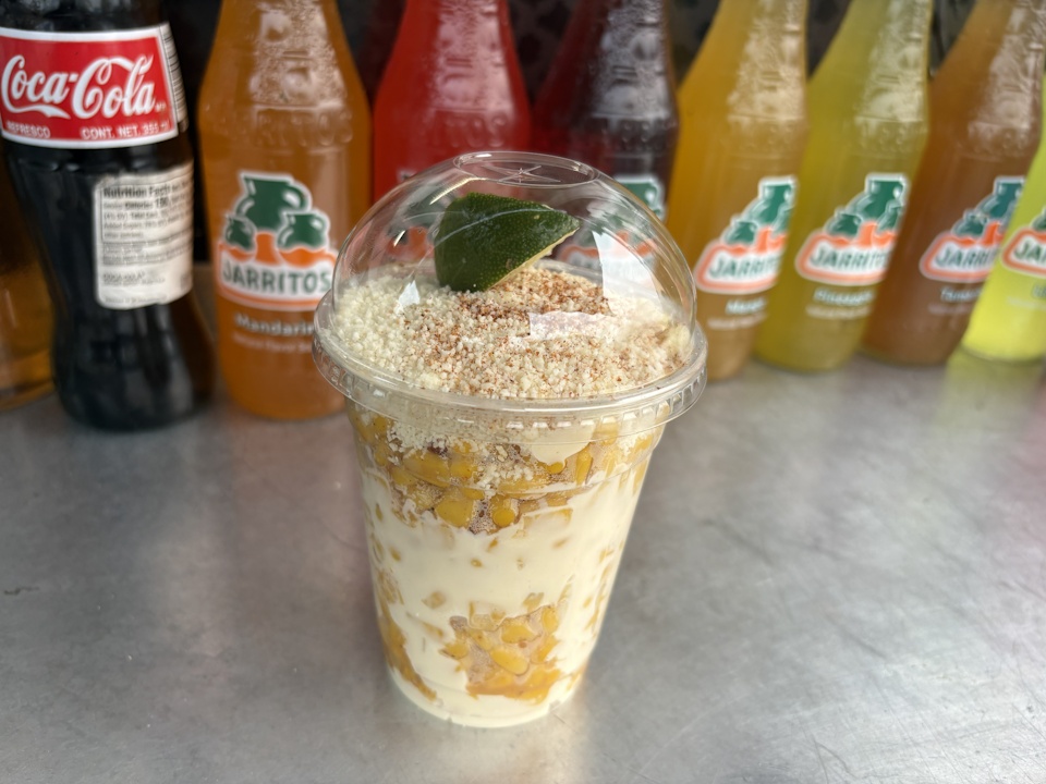 Elote (in cup) from Tacos El Rancho